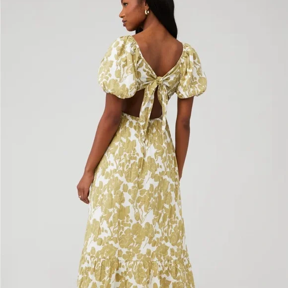 English Factory Black Floral Print Maxi Dress Small - Picture 3 of 5